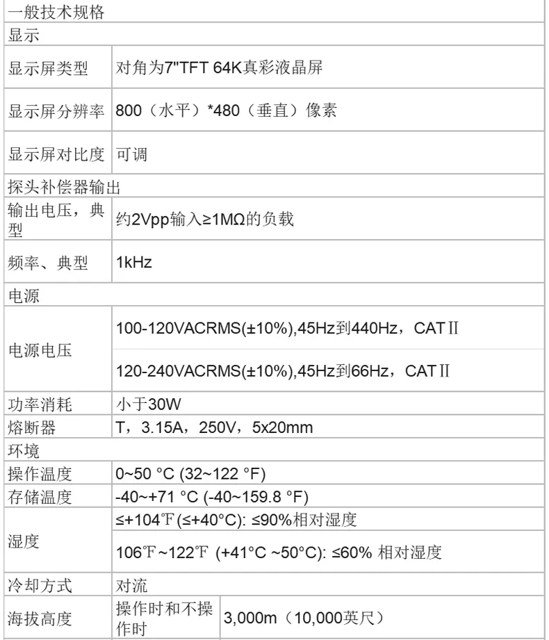 数字示波器 DSO4004C系列