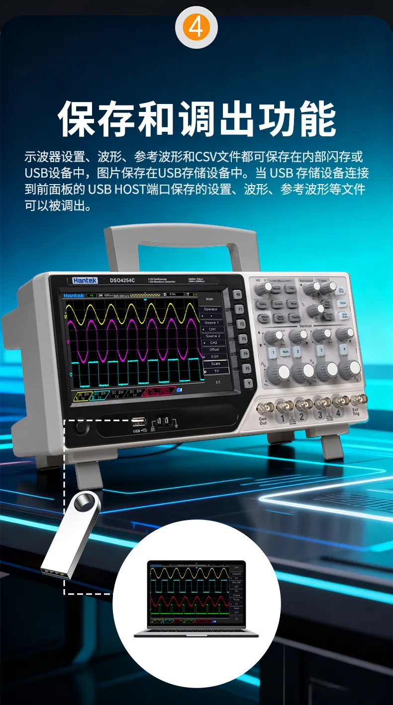 数字示波器 DSO4004C系列