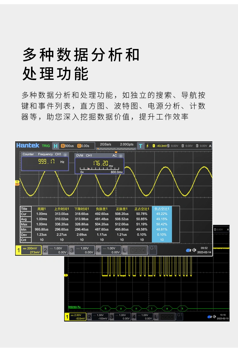 4CH数字示波器 HRDO4000系列 4CH数字示波器 HRDO4000系列