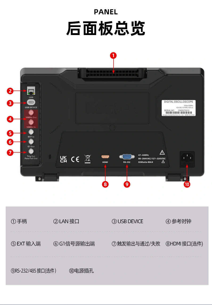 4通道数字示波器 DPO8000系列 4通道数字示波器 DPO8000系列
