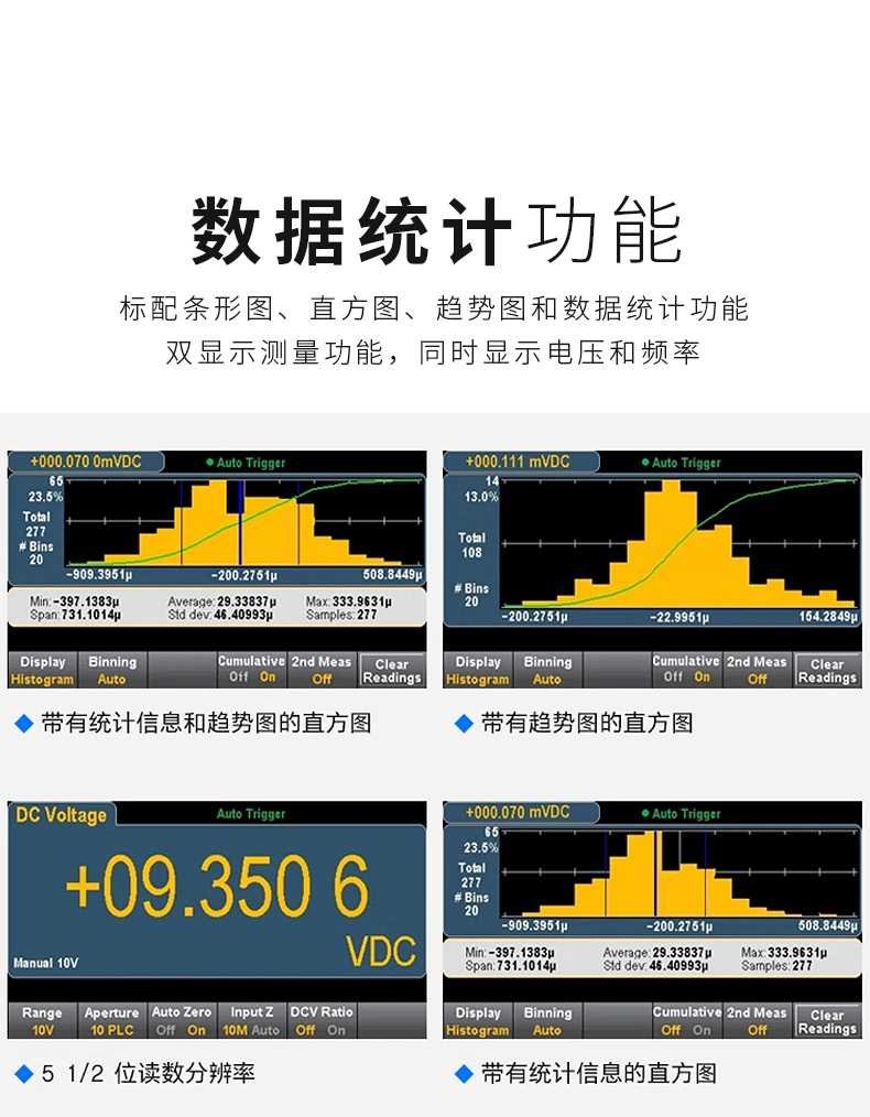 六位半数字万用表 HDM3065系列 六位半数字万用表 HDM3065系列